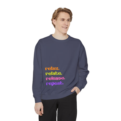 4R - Unisex Garment-Dyed Sweatshirt