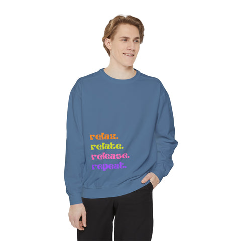 4R - Unisex Garment-Dyed Sweatshirt