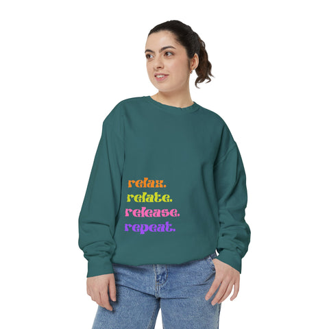 4R - Unisex Garment-Dyed Sweatshirt