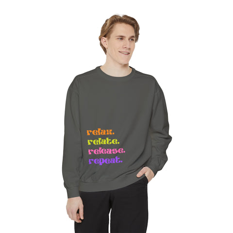 4R - Unisex Garment-Dyed Sweatshirt