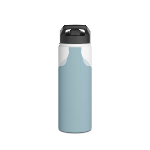 EXPRESSIVE BLUE - Stainless Steel Water Bottle, Standard Lid