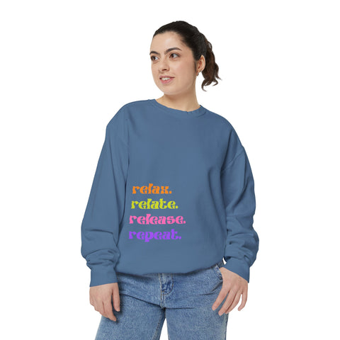 4R - Unisex Garment-Dyed Sweatshirt