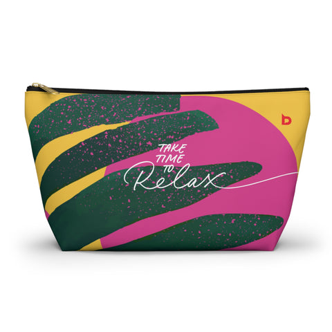 TAKE TIME TO RELAX - Accessory Pouch w T-bottom