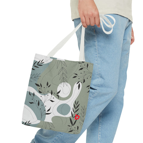 ABSTRACT MODERN LEAVES - Tote Bag (AOP)