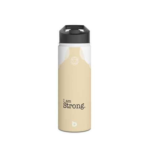 STRONG YELLOW - Stainless Steel Water Bottle, Standard Lid