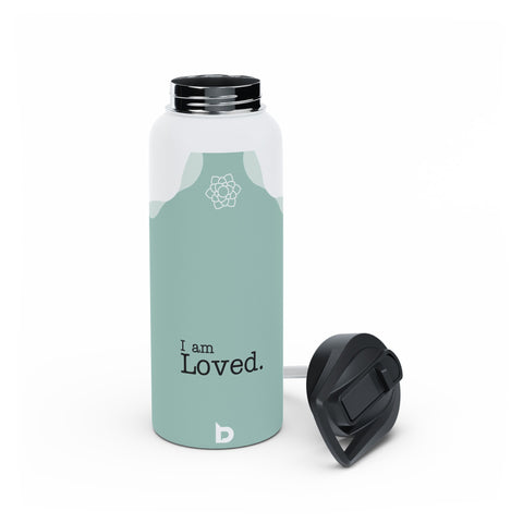 LOVED GREEN - Stainless Steel Water Bottle, Standard Lid