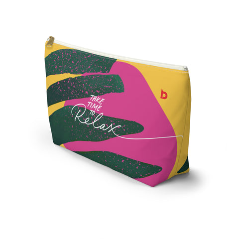 TAKE TIME TO RELAX - Accessory Pouch w T-bottom