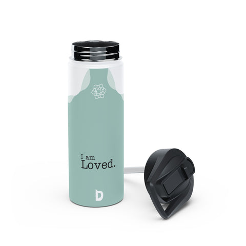 LOVED GREEN - Stainless Steel Water Bottle, Standard Lid