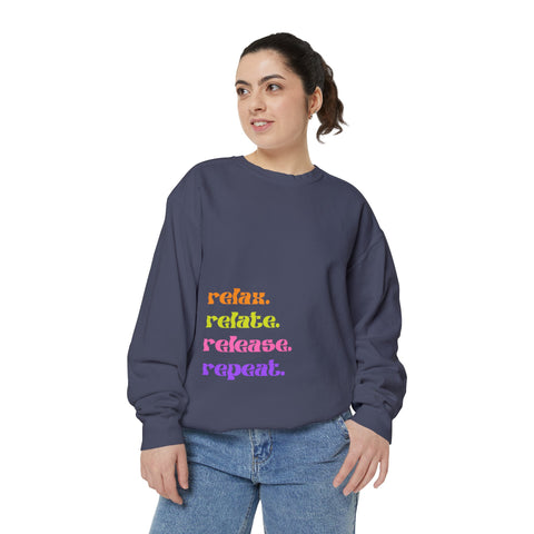 4R - Unisex Garment-Dyed Sweatshirt