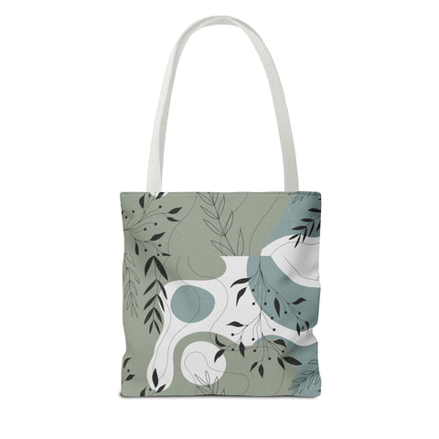 ABSTRACT MODERN LEAVES - Tote Bag (AOP)