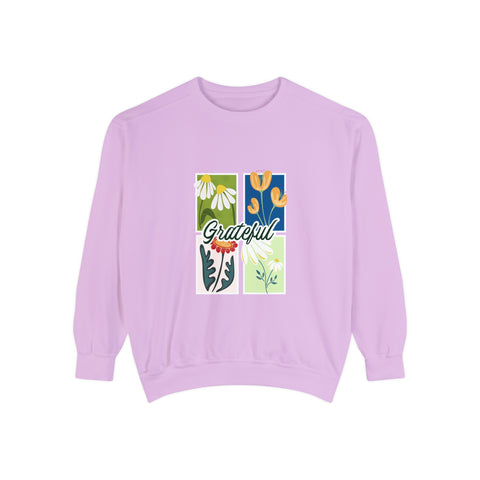 GRATEFUL - Unisex Garment-Dyed Sweatshirt