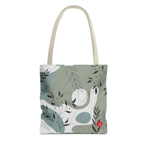 ABSTRACT MODERN LEAVES - Tote Bag (AOP)