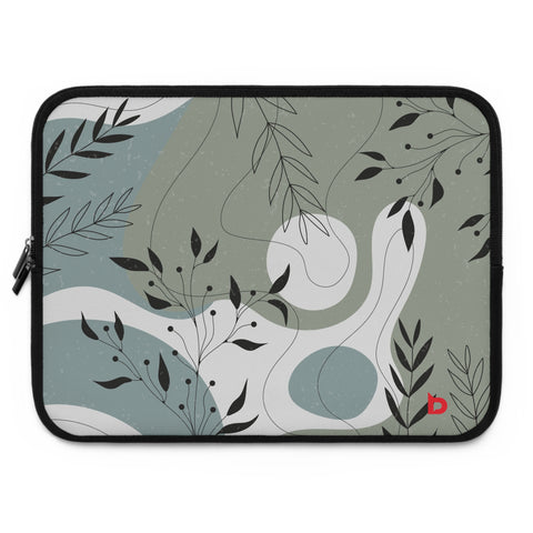 ABSTRACT MODERN LEAVES - Laptop Sleeve