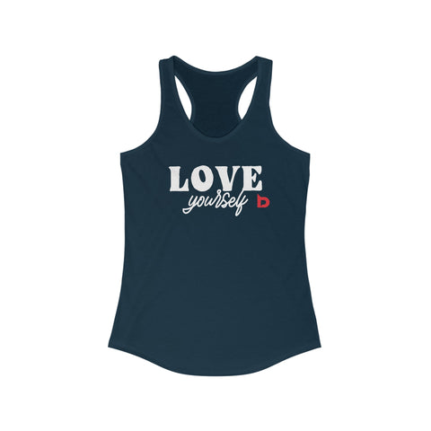 LOVE YOURSELF - Women's Ideal Racerback Tank