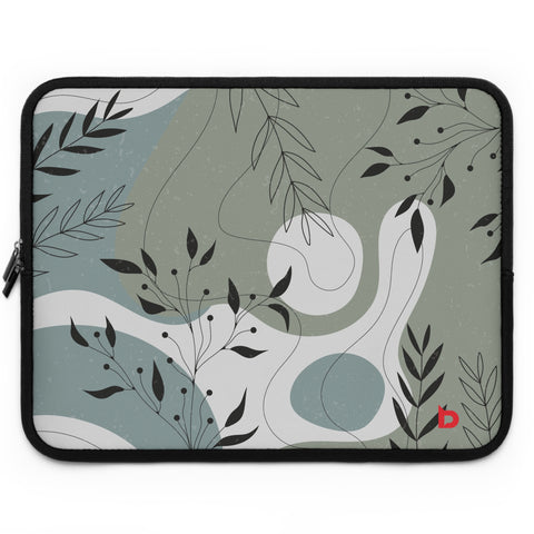 ABSTRACT MODERN LEAVES - Laptop Sleeve