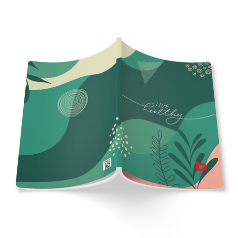 LIVE HEALTHY - Softcover Journal (with Inside Prints)