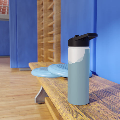 EXPRESSIVE BLUE - Stainless Steel Water Bottle, Standard Lid