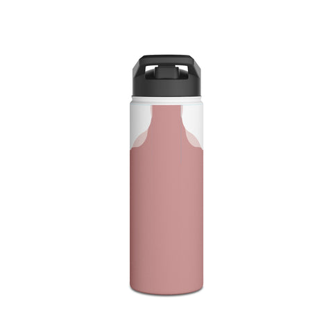 GROUNDED RED - Stainless Steel Water Bottle, Standard Lid