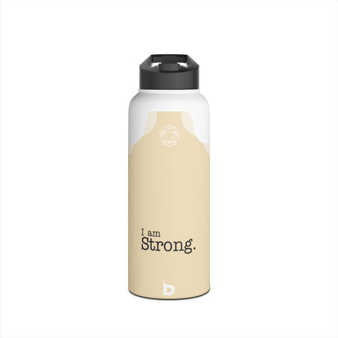 STRONG YELLOW - Stainless Steel Water Bottle, Standard Lid