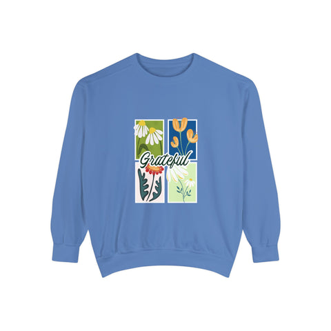 GRATEFUL - Unisex Garment-Dyed Sweatshirt