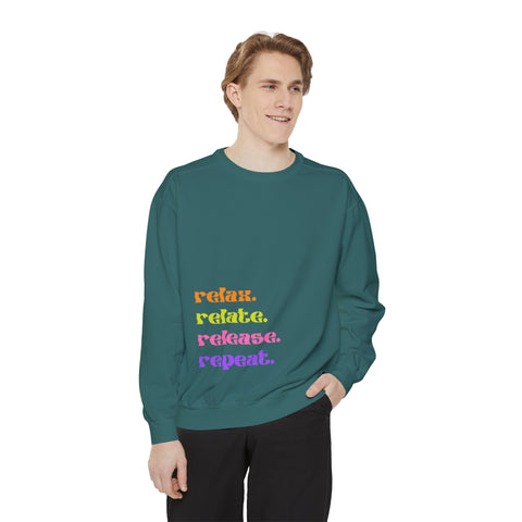 4R - Unisex Garment-Dyed Sweatshirt