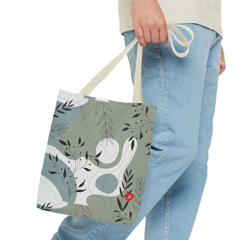 ABSTRACT MODERN LEAVES - Tote Bag (AOP)