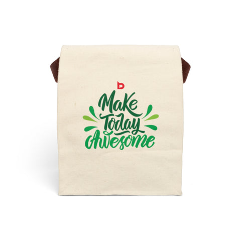 MAKE TODAY AWESOME - Canvas Lunch Bag With Strap