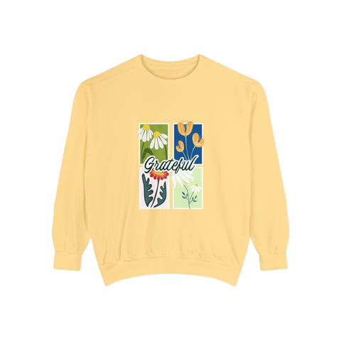 GRATEFUL - Unisex Garment-Dyed Sweatshirt