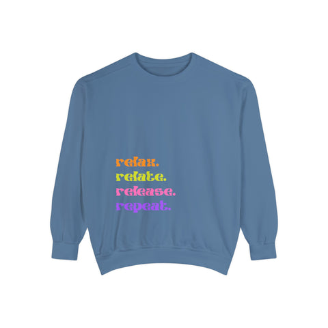 4R - Unisex Garment-Dyed Sweatshirt