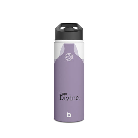 DIVINE PURPLE - Stainless Steel Water Bottle, Standard Lid