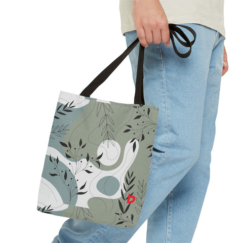 ABSTRACT MODERN LEAVES - Tote Bag (AOP)