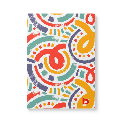 COLORFUL JOY - Softcover Journal (with Inside Prints)