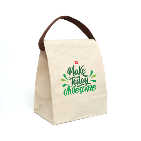 MAKE TODAY AWESOME - Canvas Lunch Bag With Strap