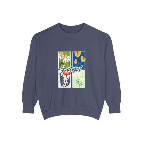 GRATEFUL - Unisex Garment-Dyed Sweatshirt