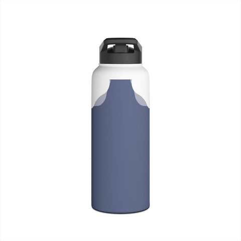 INTUITIVE INDIGO - Stainless Steel Water Bottle, Standard Lid