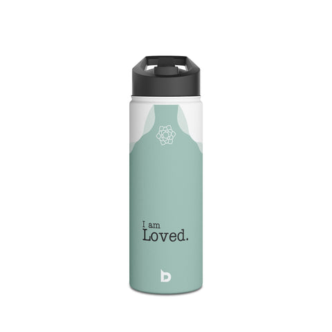 LOVED GREEN - Stainless Steel Water Bottle, Standard Lid