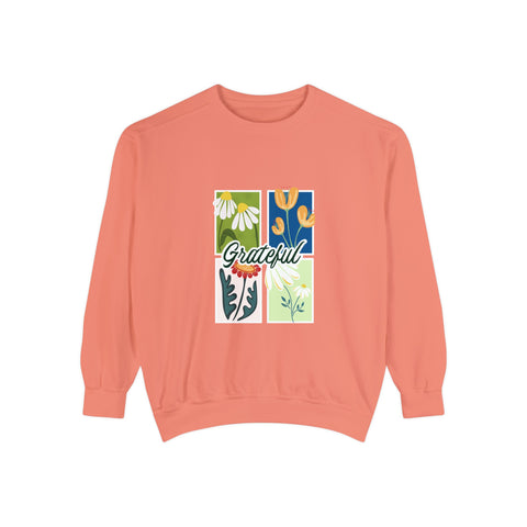 GRATEFUL - Unisex Garment-Dyed Sweatshirt