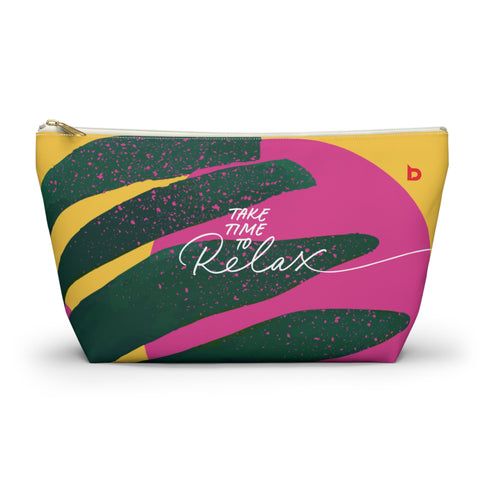 TAKE TIME TO RELAX - Accessory Pouch w T-bottom