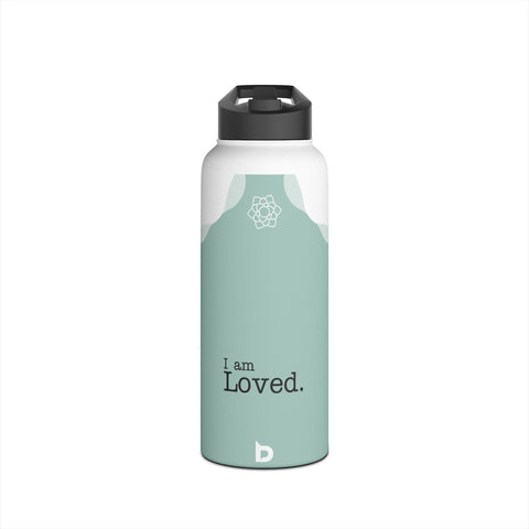 LOVED GREEN - Stainless Steel Water Bottle, Standard Lid