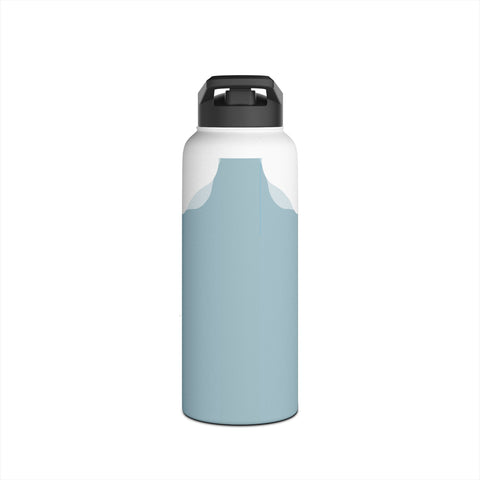 EXPRESSIVE BLUE - Stainless Steel Water Bottle, Standard Lid