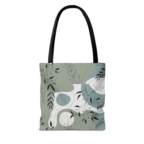 ABSTRACT MODERN LEAVES - Tote Bag (AOP)