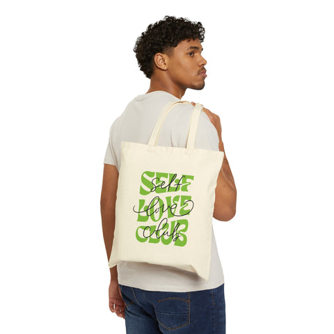 SELF LOVE CLUB - Cotton Canvas Tote Bag